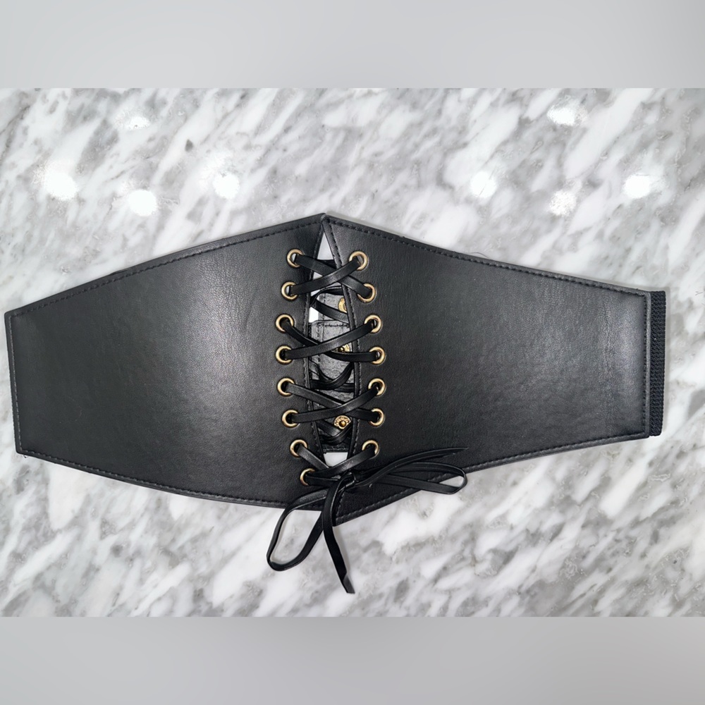 Faux Leather Waist Belt